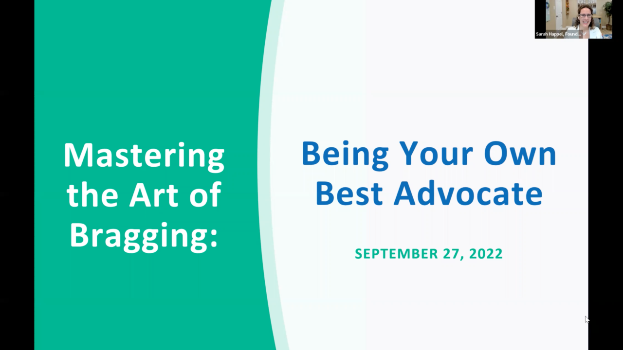 The Art of Bragging Webinar